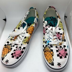 Vans x Spongebob Graffiti Airbrush Style Sneakers Limited Edition US M 6.5 / W 8